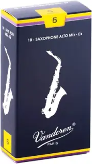 Alto Saxophone Traditional Reeds Box of 10, Strength 5.0