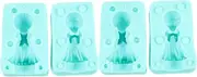 NUOBESTY 2 Sets Candle Making Silicone Molds Candlesticks Candle Holders Angel Shaped Molds Angel Shaped Silicone Mold Candle Making Molds DIY Angel Molds for Candles DIY Crafts