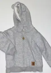 Simple Joys, Carter's Baby Hooded Sweater Jacket Sherpa Lining 24 Months