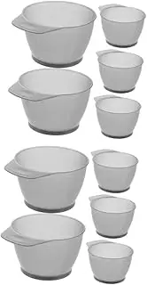 Pcs Portable Hair Dye Bowl Plastic DIY Hair Coloring Tool Easy to Use Scale Bowl for Home Salon