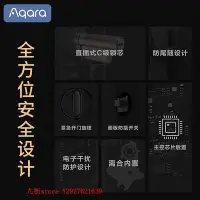 在飛比找Yahoo!奇摩拍賣優惠-門鎖綠米Aqara全自動智能推拉門鎖D100家用防盜門密碼遠