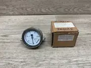Reotemp Pressure Gauge Stainless Steel 0-15 PSI 2.5” Gauge 1/4”NPT #14C27*QC