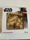 Star Wars Storm Trooper Cheese Board Cheeseboard Set Disney Brand New sealed