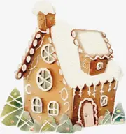 [Namly Design] Gingerbread House Sticker