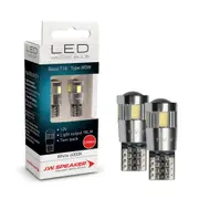 JW Speaker LED 12v Bulb Wedge Base White Light Twin Pack