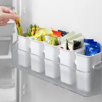 在飛比找ETMall東森購物網優惠-冰箱收納盒抽屜式掛式分裝盒冰箱專用冷凍食品用大容量廚房保鮮盒