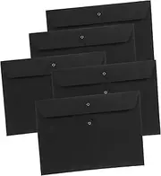 COOPHYA Document Bag String Closure 5pcs Large File Bags for Office Paper A4 Folder