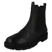 Girls Clarks Prague Sea Y Chunky Pull On Chelsea Boots