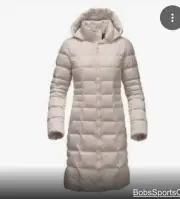 The North Face Metropolis Parka Mid Length Down Jacket Gardenia White 3X NWT
