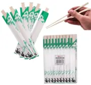 Chopsticks Set (50 Pairs) 8" Natural Wooden Chopsticks