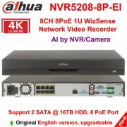 Dahua NVR5208-8P-EI 8CH 8PoE AI 8K 4K NVR WizSense 32MP Network Video Recorder