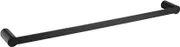 Towel Rail Single Black Round Wall Towel Rack Mounted Stainless Steel, Hand Towel Holder for Bathroom, Includes Wall Mounting Hardware