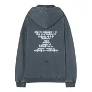 [Juun.J] Language Lettering Embroidery Hoodie
