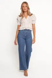 [PUP122] Rollas Sailor Jeans Long - Ashley Blue 24 mid blue wash