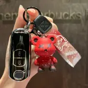 Key Protector Cover For Mazda Smart keys with 2 Button 2013-2019 Black/Gold