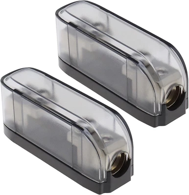 2PCS Mini ANL Fuse Box Holder Fuse Base Block for Electronic Electrical Power...