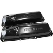 Aeroflow Black Steel Valve Covers Ford Cleveland, AF1822-5001