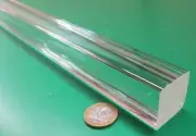Acrylic Square Extruded Rods Bar, Clear 1.25" (1 1/4") x 6' Lengths, 1 Unit