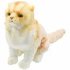 HANSA 8156 Scottish Fold Ginger SCOTTISH FOLD BH8156 Cat Plush Toy From Japan