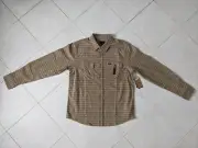 BRIXTON BOWERY STRETCH L/S X FLANNEL MEN’S MEDIUM NWT