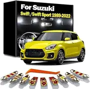 Car LED Interior Map Dome Light Kit, For Suzuki Swift For Swift Sport 1989-2015 2016 2017 2018 2019 2020 2021 2022