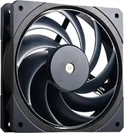 Cooler Master Mobius 120 OC Case Fan - Ring Blade Design (PWM), Fan Speed, Anti-Vibration Dampers, Dual Ball Bearings, Metal Motor Hub (max. 88.1 CFM, 4.75 mmH2O, 39.3 dBA) - Dark Blue & Black