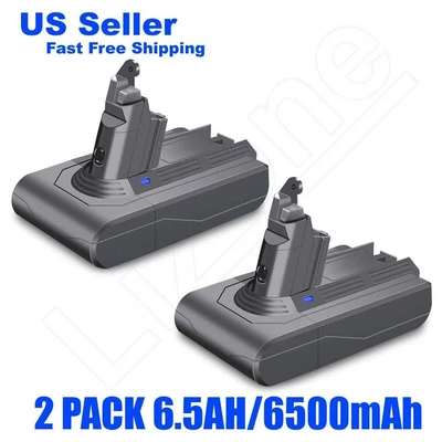 Lizone 2 PACK 21.6V 6500mAh 140Wh Replacement for Dyson DC62 DC72 DC74 Battery