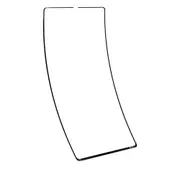 EFM ScreenSafe Film Screen Armour with D3OFor Samsung Galaxy S22 Ultra (6.8) - Clear/Black Frame