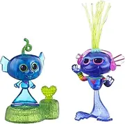 Hasbro E8419 DreamWorks Trolls World Tour Techno Reef Wobble Fun with 2 Figures, 1 with Wobble Movement Plus Base, Toy for Trolls World Tour