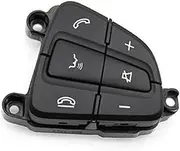 Pexorin Car Cruise Control Button, for C GLC Class W205 W253 0999050200 Car Multi-Function Steering Wheel Control Switch Button Assembly 0999050300 Car Steering Wheel Switch Kit(Black color1)