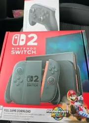 Nintendo Switch 2 Console Mario Kart World Bundle And Pro Controller IN HAND