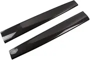 Szwaldaper ModelY Model 3 Car Center Console Trim, for Tesla, Model 3 Carbon Fibre ABS Accessories, for Tesla, Model Y Three Protection Car Air Vent Ring Cover(Glossy Carbon ABS)