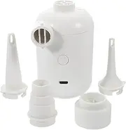 Portable Inflator Pump, Multi-use Air Pump Vacuum Pump, Outdoor Electric Compressor, for Party, Wedding, Birthday, Activities and Festival Decoration White