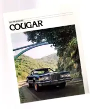 1978 Mercury Cougar Brochure / Flyer / Catalog: XR-7,Brougham,Chamois, XR7