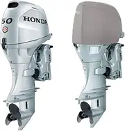 Oceansouth Honda Outboard Motor Half Cover (BF40, BF50) - Water Resistant, UV Protection, Boat Compatible