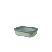 Mepal Multi Cirqula Food Bowl Container w/ Lid Rectangle 1L/34oz Nordic Sage