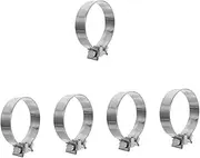 jojofuny 5pcs Exhaust Buckle Exhaust Clamp Vehicle Exhaust Clip Automotive Replacement Exhaust Clamps Clamp for Replacement Exhaust Clamp Replacement Exhaust Repair Flange Clamp