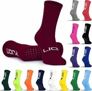 LION SPORTSWEAR Football Grip Socks For Men/Women/Kids - Variety Of Colours To Match Your Team Kit & Sleeve Socks