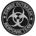 Zombie Outbreak Superhero Embroidery Iron on Sew on Patch Badge For Clothes