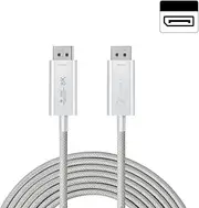 Pure Fi DisplayPort 1.4a Active Optical Cable - 32.4Gbps, 8K30, 4K120, Low EMI (15 feet)