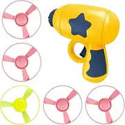 Perfk Cat Flying Toys, Cat Toy with 2 Disc Launchers, Indoor Interactive Cats Toys for Toys for cat and Dog Hunting Exercising, Yellow