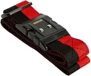 [Balanzza] Korjo Deluxe Combi Lock Luggage Strap, Heavy Duty Webbing, Quality 3-DIal Combination Lock Buckle, Blue