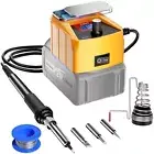 Cordless Soldering Iron Compatible with Makita Battery 18/20V Max, Soldering ...