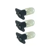 3x LIGHT GLOBE FOR PANASONIC NN-T790SF MICROWAVE OVEN