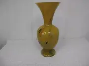 HAND BLOWN ART GLASS VASE PEACOCK MULTI MADE IN ROMANIA