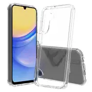 ZUSLAB Galaxy A15 Case Slim Hybrid Shockproof Translucent Protective Cover for Samsung (2024) - Clear