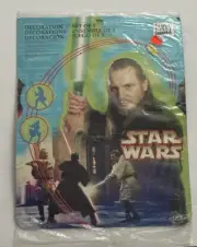 Vintage Star Wars Phantom Menace 2-sided Cardboard Movie Decoration (3 Pack)