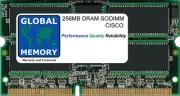 256MB DRAM SODIMM CISCO 7603/6/9/13 ROUTERS & CAT 6500 MSFC2 ( MEM-MSFC2-256MB )