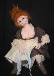 Cloth Art Doll CD Pattern "Jeanne the Innkeeper's Wife" by Sharon Mitchell