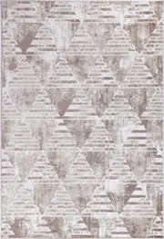 Limerence Transitional Geometric Latte Rug
